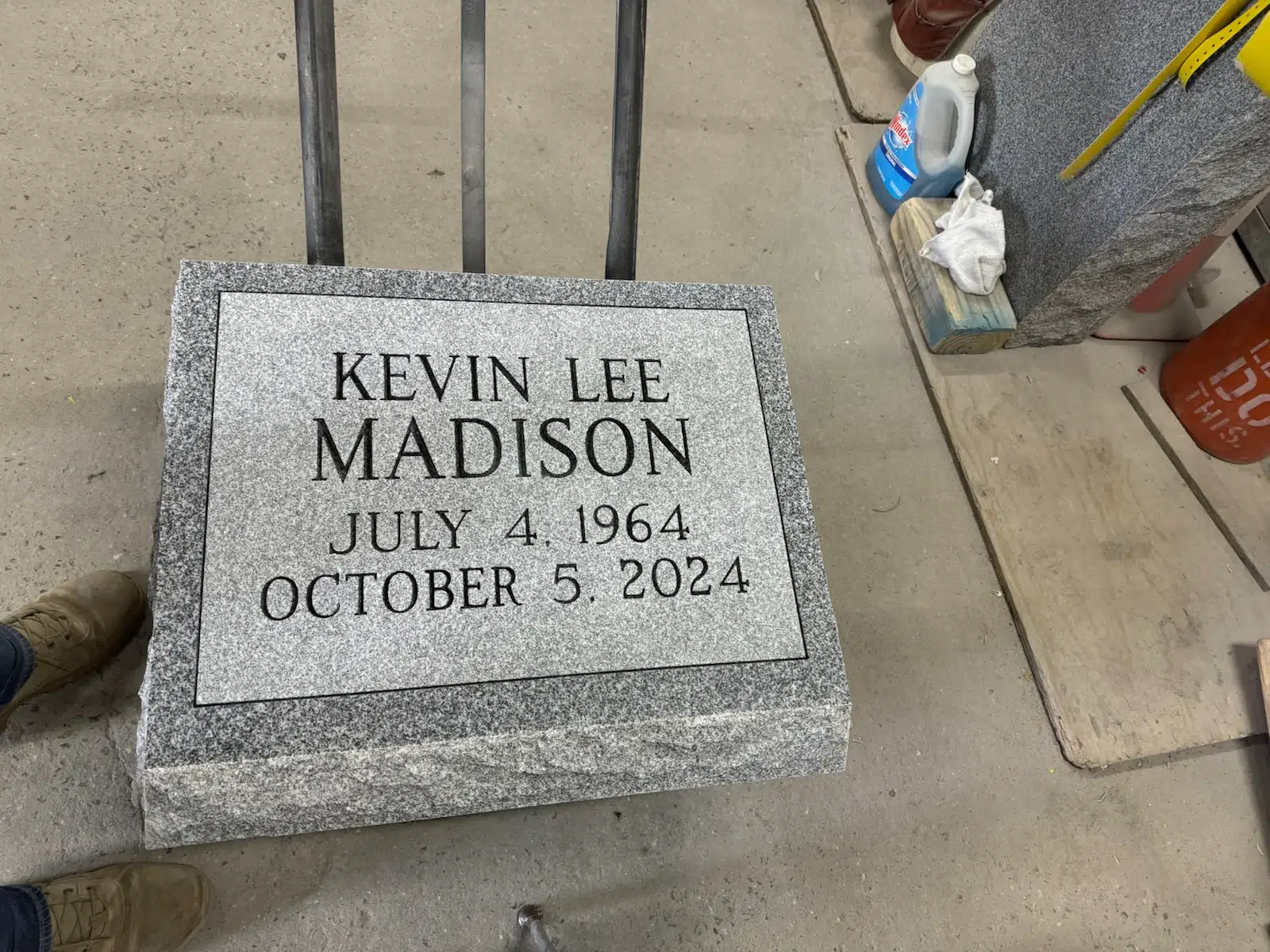 Granite Headstone Design hand-carved by Memorial Design Guide in NJ — image 4