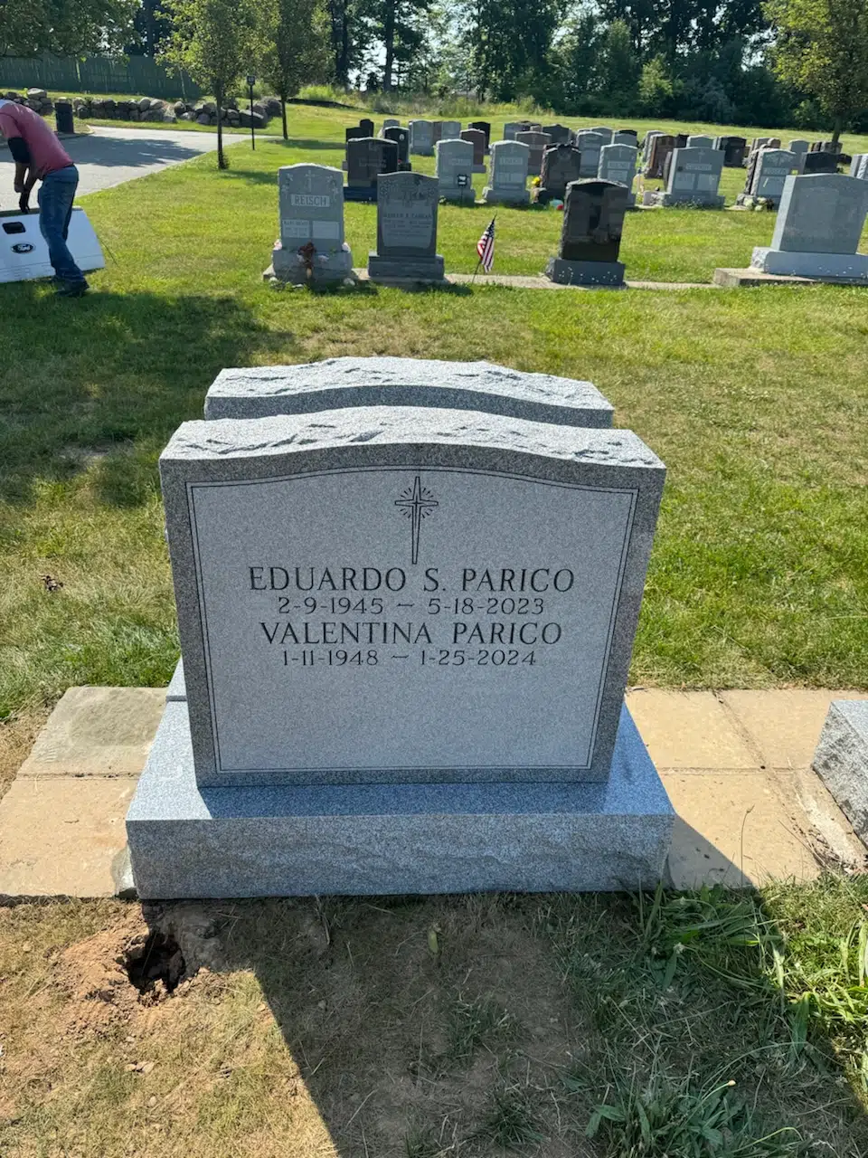 Granite Headstone Design hand-carved by Memorial Design Guide in NJ — image 3